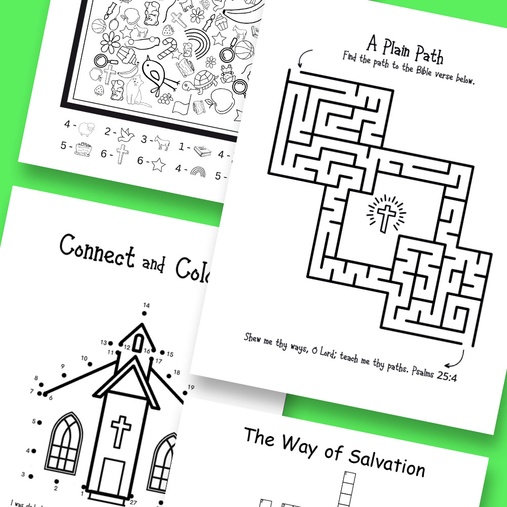 Scripture and Scribbles Faith Based Coloring and Activity Books for Kids. 